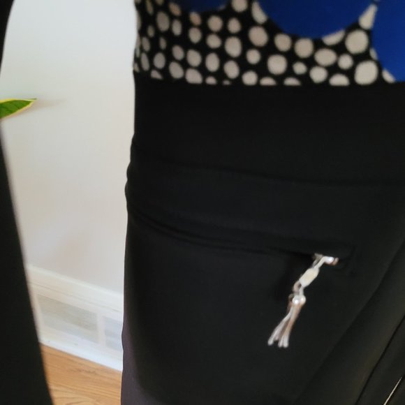 Freda's Long Black and Floral Jacket US 8 - Picture 7 of 12